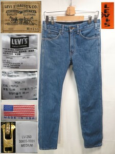 米国製(アメリカ製)★W28(約77cm)【LEVIS/リーバイス】ビンテージ/1960年代/606/BIG-E/30605-0031/スリム/TALON42/テーパード/LVC/復刻/