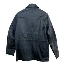 【美品】 GUILTY BLUE 羊革ジャケット　Lサイズ　黒系　ブラック系 1258-80_画像2
