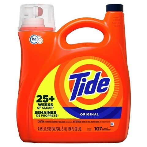 送料無料 Tide ORIGINAL タイド オリジナル 濃縮 液体洗剤 4.55L 154oz タイドオリジナル メガサイズ アメリカ洗剤 大容量 