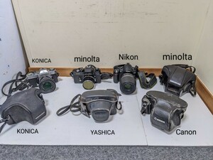 KONICA/minolta/YASHICA/Canon/ Nikon камера совместно 7 шт 