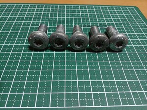 ■即決/送料無料■ハーレーダビッドソン純正/リアディスク/ハブボルト/T45:3/8-16 5本セット/首下25ミリ/ディスクボルト/ホイールボルト