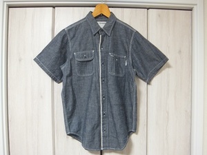 NEIGHBORHOOD short sleeves Denim shirt M* Neighborhood short sleeves shirt made in Japan 