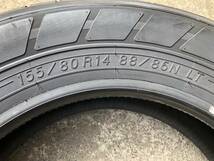 【在庫限定品】2019年製 新品 ヨコハマタイヤ 155/80R14 88/86N BluEarth-Van RY55 　1本のみ◆D1984_画像3