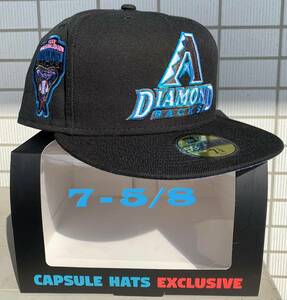 レア　New Era 59Fifty Arizona Diamondbacks Capsule Hat Exclusive 海外カスタム メタリック　7-5/8 60.6cm