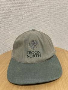 80's90's USAヴィンテージ 2トーンキャップ 帽子 TROON NORTH USA製/ 企業 Ashworthトラッカーズ キャップ 80年代 90年代 オリーブ系