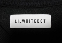 LILWHITE(dot) リルホワイトドット グラフィック プリント スウェット トレーナー ブラック 黒_画像5