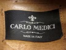 イタリア製 CARLO MEDICI カルロメディチ モンクストラップ ビジネスシューズ ドレスシューズ レザー 革靴_画像8