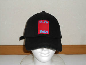 カルバンクライン　Calvin Klein jeans 　ロゴキャップ　　黒　　OS　　　　（３F　ハ大