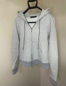 リチウムオム　パーカー　 スウェットパーカー グレーパーカー ZIP ジップアップ Champion