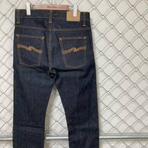 Nudie Jeans ヌーディージーンズ ボタンフライ デニムパンツ ジーンズ 30×32 未着用 美品_画像2