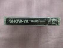 SHOW-YA　HARDWAY　輸入カセット新品　ショーヤ　歌詞付（もちろん日本語） 寺田恵子_画像2