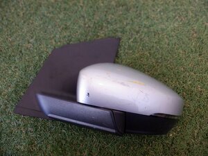  Volkswagen original VW DBA-6RCBZ 6R Polo POLO 2012 year door mirror left side passenger's seat silver 6R2857501AS m-23-3-463