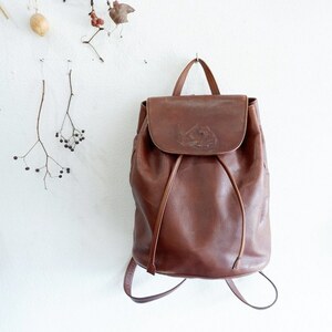  Krizia original leather rucksack backpack 