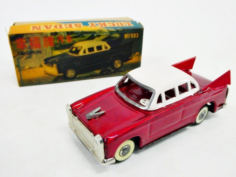 ラッピング無料】 ブリキ 玩具 車 ミニカー スポーツカー 赤 レトロ