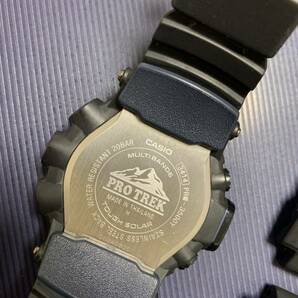 CASIO カシオ PROTREK プロトレック 電波時計 ブラック×ブルー 電波ソーラー prw3500y バンド新品の画像3