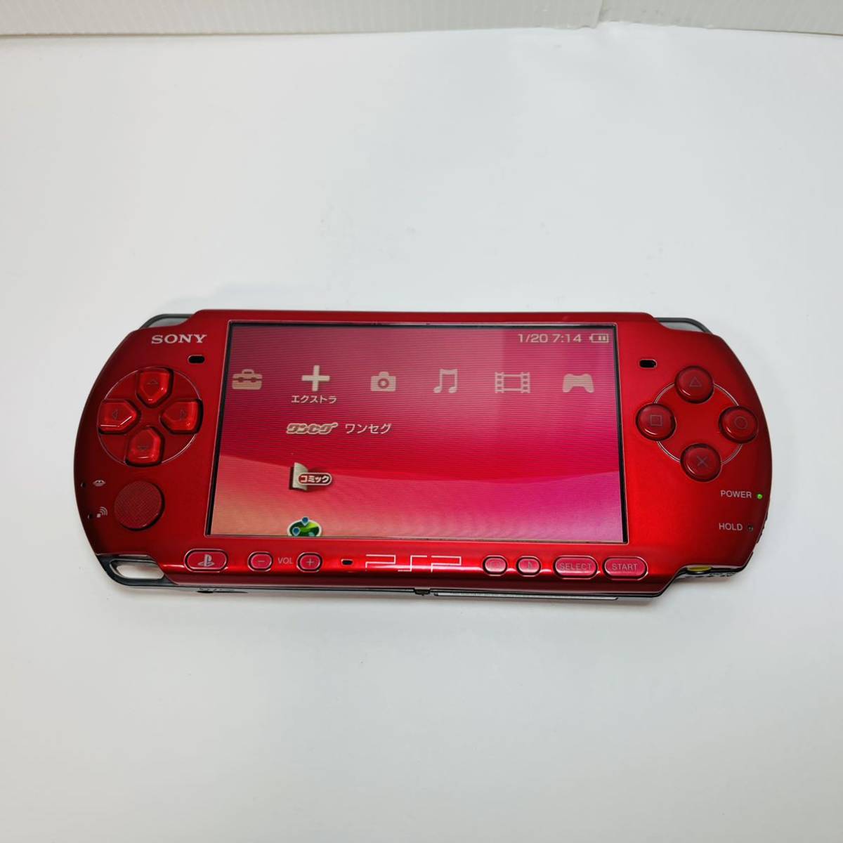 1418【極美品】PSP 3000 ピーエスピー ラディアントレッド-