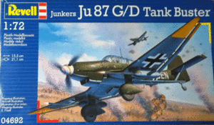 レベル/1/72/ドイツ空軍ユンカースJu-87 G/D対戦車攻撃機/未開封未組立品