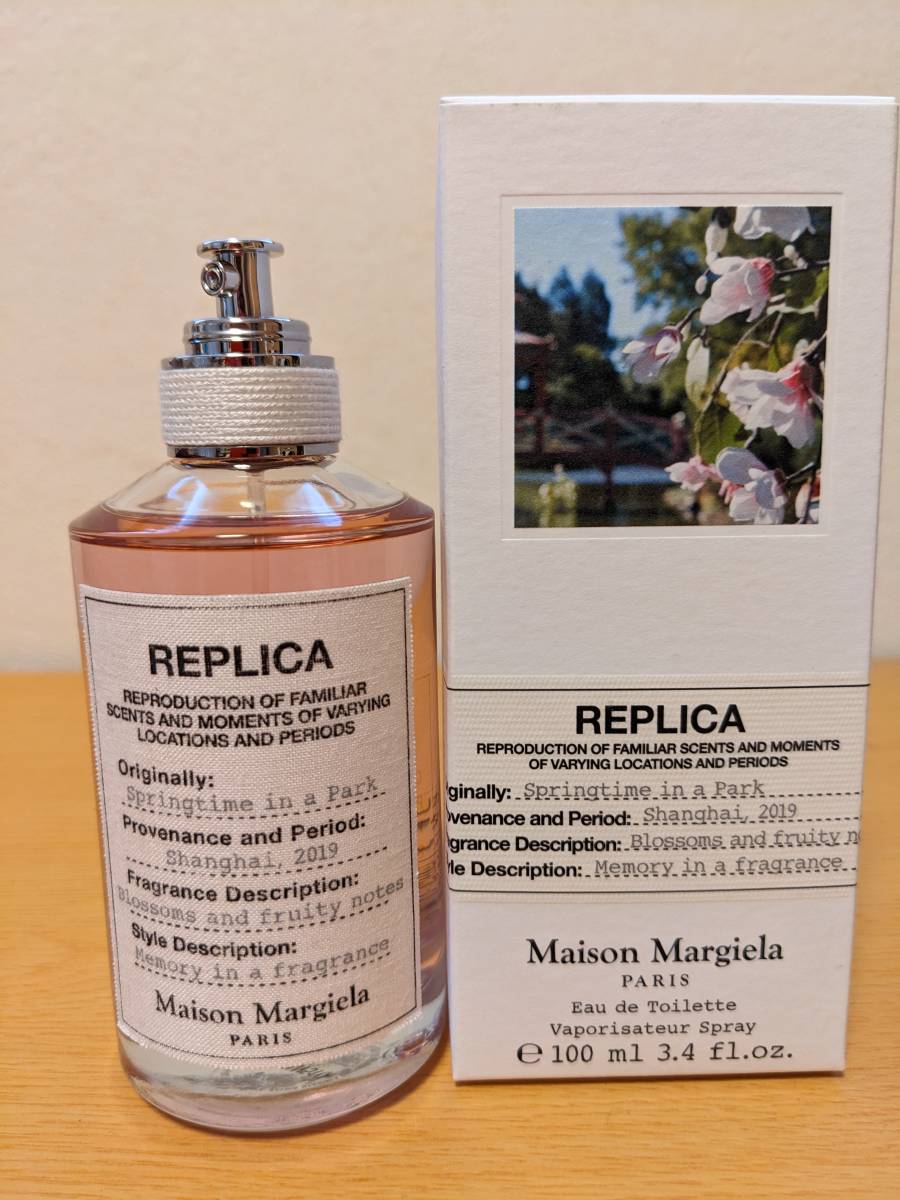 送料無料》 メゾンマルジェラ レプリカ スプリングタイム イン ア パーク オードトワレ 100ml ※未開封※ REPLICA springtime EDT メゾンマルジェラ★レプリカ スプリングタイムインアパーク 100ml★