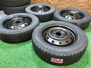 スズキ純正 13inch 4j × DUNLOP 155/65R13 PCD100 4穴 MRワゴン アルト セルボ パレット ワゴンR キャリイ エブリイ スタッドレス