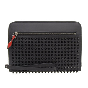  Christian Louboutin Christian Louboutin iPad Mini case studs spike leather black men's lady's 8570