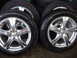 Leonis　17×7　PCD114.3　+48★スタッドレス　215/60R17　ダンロップ　WINTERMAXX　4本