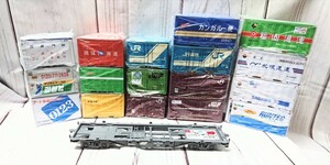 〈新品〉JR貨物承認済/ブリックコンテナ/12F・20Fコンテナ他17個セット・積載車両コキ106付き/小物入れ・ブリキ/山田科学工業　