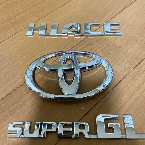 ハイエース ハイエース200系 エンブレム SUPER トヨタ スーパーG HIACE スーパーGL