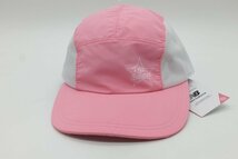 ■【YS-1】 ニューバランス New Balance ■ キャップ 帽子 ■ 未使用品 ■ フリーサイズ ピンク系 × ホワイト系 【同梱可能商品】■A_画像1