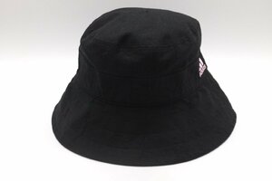 #[YS-1] Adidas Adidas # hat tsuba wide hat lady's # condition excellent # size 57.5cmtsuba8cm black color series [ including in a package possibility commodity ]#A