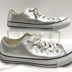 ■【YS-1】 コンバース CONVERSE ■ オールスター ローカット スニーカー ■ シルバー系 ６ハーフ 25cm 【同梱可能商品】■Dの画像6