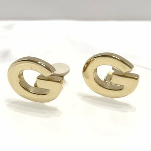 ■【YS-1】 ジバンシィ GIVENCHY ■ Ｇロゴ イヤリング ■ ゴールド 金色系 トップ縦1.7cm 横2.2cm 【同梱可能商品】■Dの画像4