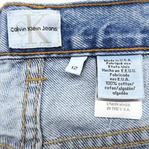 古着 USA製 カルバンクライン Calvin Klein デニムパンツ ジーンズ ジーパン ビンテージ サイズ表記：12　gd78885_画像8