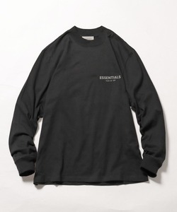 新品未使用 エッセンシャルズ ESSENTIALS 21FW 1POINT LOGO LS TEE-BLACK-S