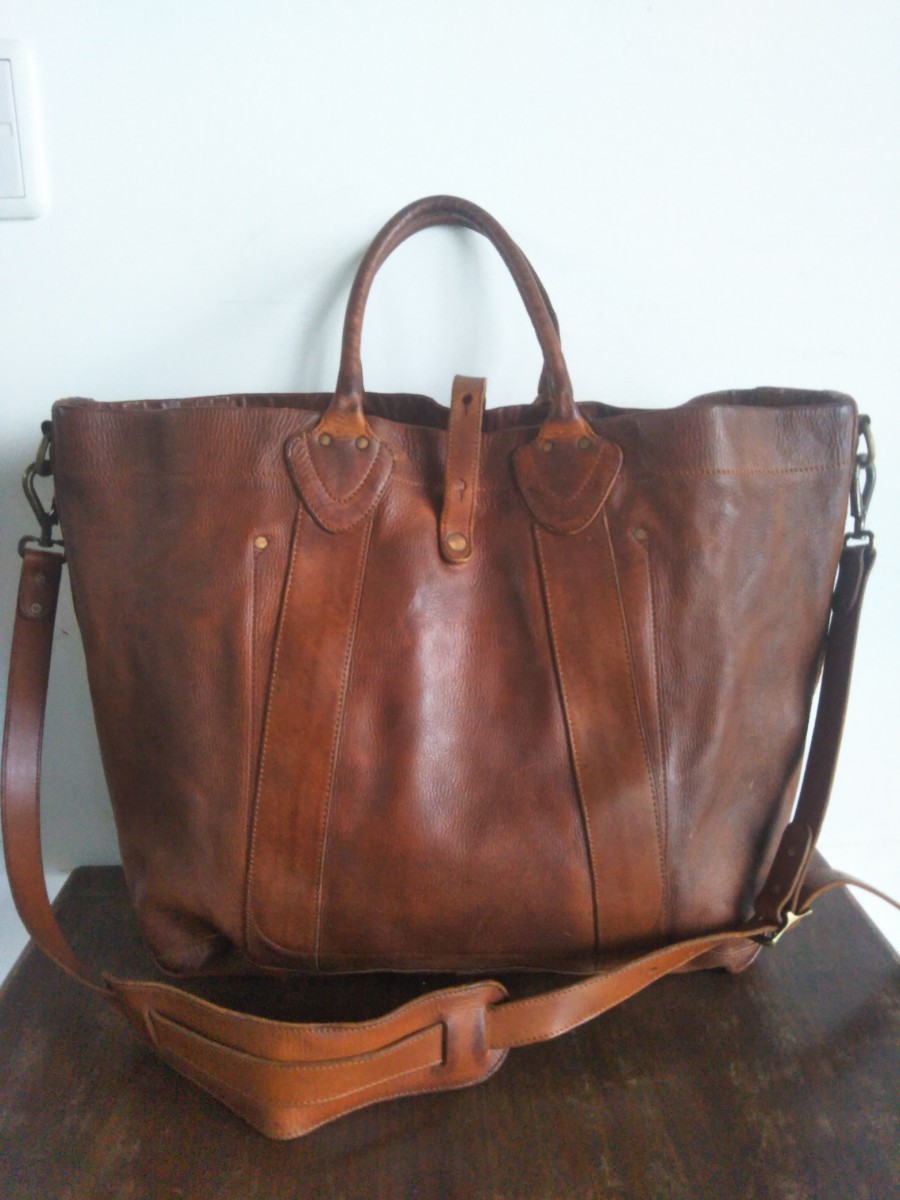 ヤフオク! -「(rrl ダブルアールエル) レザー」(メンズバッグ) の落札