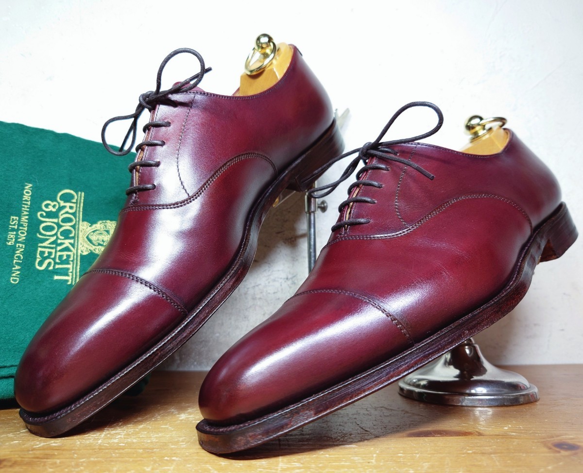 未使用品 クロケット&ジョーンズ LEADENHALL 7E 別注品 ドレス