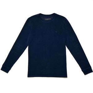 定価3.2万 1piu1uguale3 POWDER WARM JERSEY CREW KNIT Ⅳ M ネイビー ウノピュ パウダーウォームジャージニット カットソー akm wjk