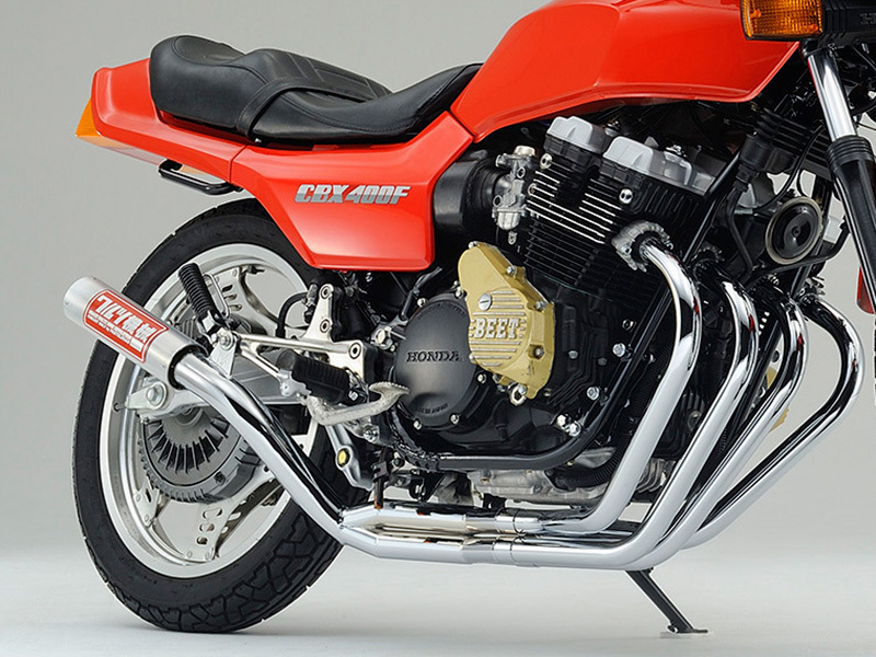 高級感 CB400スーパーフォアの激鳴きガニマタ機械曲げ フランジ付き