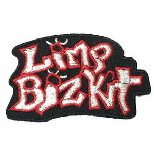 060　Limp Bizkit リンプ・ビズキット アイロン ワッペン アメリカ ラップメタル バンド ヒップホップ ラップ　刺繍 パッチ リペア