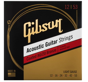 GIBSON SAG-CBRW12 Coated アコースティックギター弦-.012-.053ライト ギブソン