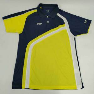 [ used ] tea e Spee ping-pong wear game shirt dry shirt pra shirt polo-shirt with short sleeves M TSP JTTA