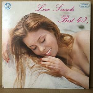 見本盤 Alan Caddy Orchestra & Singers Bill Tanner & Avenue Singers Love Sounds Best 40 LP ARD-28S-3