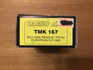 1/43キット TAMEO ウィリアムズ・ルノー FW15C ヨーロッパGP 1993