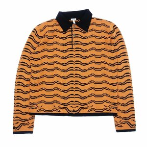  ultimate beautiful goods * Loewe knitted sweater Tiger 17140822101 men's orange L LOEWE[AFB1]