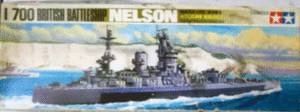 タミヤ/1/700/ウォーターラインシリーズNO.104/イギリス海軍戦艦ネルソン/未組立品