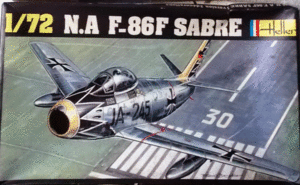 エレール/1/72/ドイツ連邦空軍(西ドイツ)ノースアメリカンF-86Fセイバージェット戦闘機/未組立品