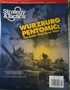 DG/STRATEGY&TACTICS NO.263/WURZBURG PENTOMIC:THE BATTLE THAT NEVER WAS/駒未切断/日本語訳無し