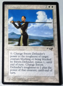 ＭTG/英語/Sworn Defender/アライアンス/レア