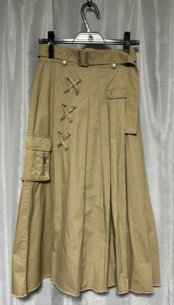 未使用　アメリ ヴィンテージ プリーツ ミリタリー スカート　AMERI PLEATS MILITARY SKIRT