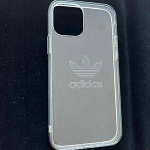 adidasアイホンケース　スマホケース　透明