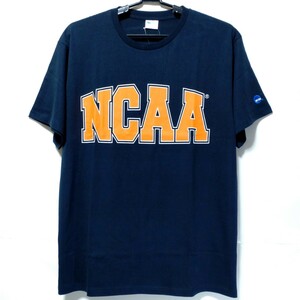 特価/未使用【サイズ=M】NCAA/全米大学体育協会/プリント/半袖/Tシャツ/ビッグシルエット/胸囲=88~96cm/navy